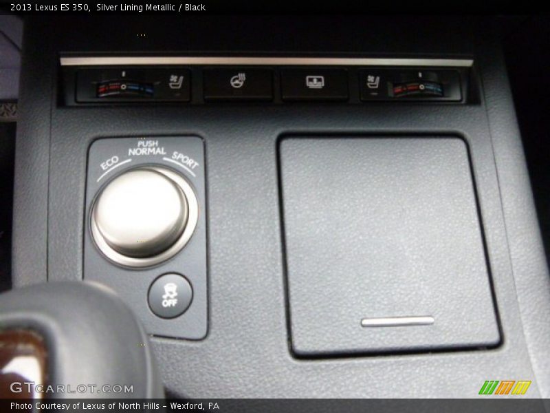 Silver Lining Metallic / Black 2013 Lexus ES 350