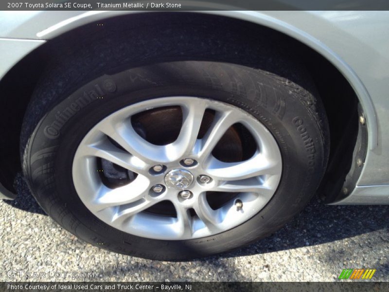 Titanium Metallic / Dark Stone 2007 Toyota Solara SE Coupe