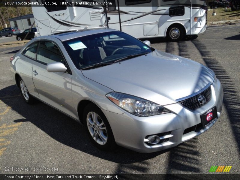 Titanium Metallic / Dark Stone 2007 Toyota Solara SE Coupe