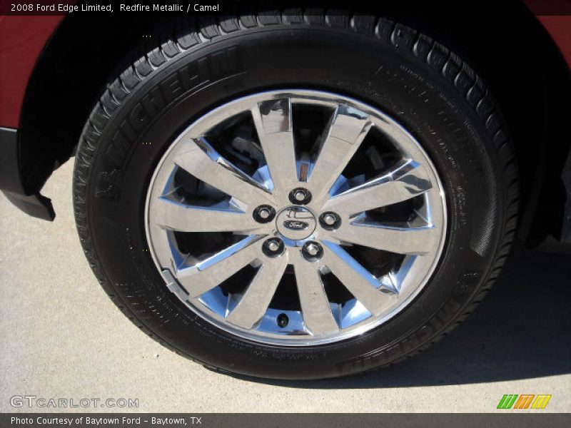 Redfire Metallic / Camel 2008 Ford Edge Limited