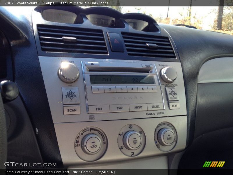 Titanium Metallic / Dark Stone 2007 Toyota Solara SE Coupe