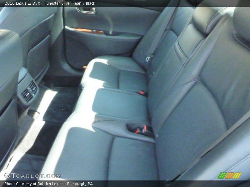 Tungsten Silver Pearl / Black 2010 Lexus ES 350