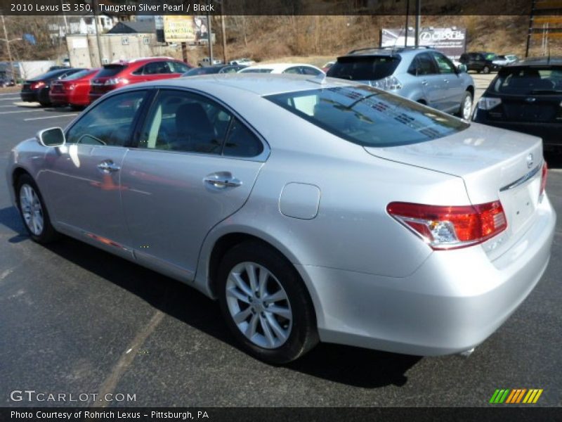 Tungsten Silver Pearl / Black 2010 Lexus ES 350