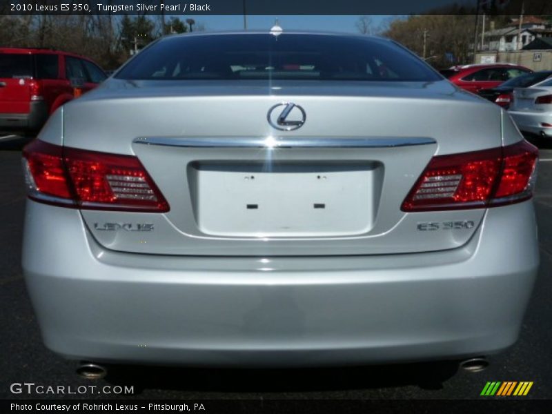 Tungsten Silver Pearl / Black 2010 Lexus ES 350