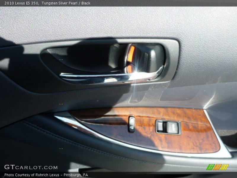 Tungsten Silver Pearl / Black 2010 Lexus ES 350