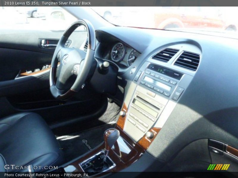 Tungsten Silver Pearl / Black 2010 Lexus ES 350