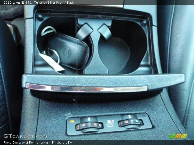 Tungsten Silver Pearl / Black 2010 Lexus ES 350
