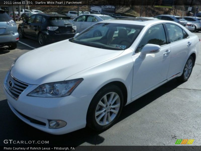 Starfire White Pearl / Parchment 2011 Lexus ES 350