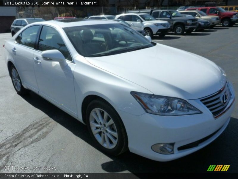 Starfire White Pearl / Parchment 2011 Lexus ES 350
