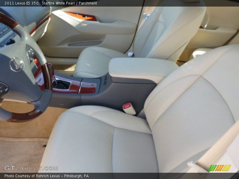 Starfire White Pearl / Parchment 2011 Lexus ES 350