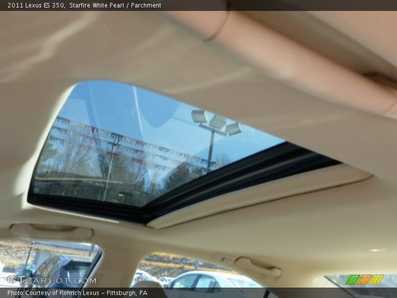 Starfire White Pearl / Parchment 2011 Lexus ES 350