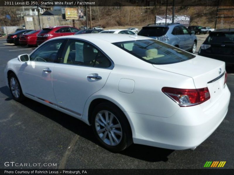 Starfire White Pearl / Parchment 2011 Lexus ES 350