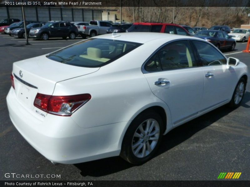 Starfire White Pearl / Parchment 2011 Lexus ES 350