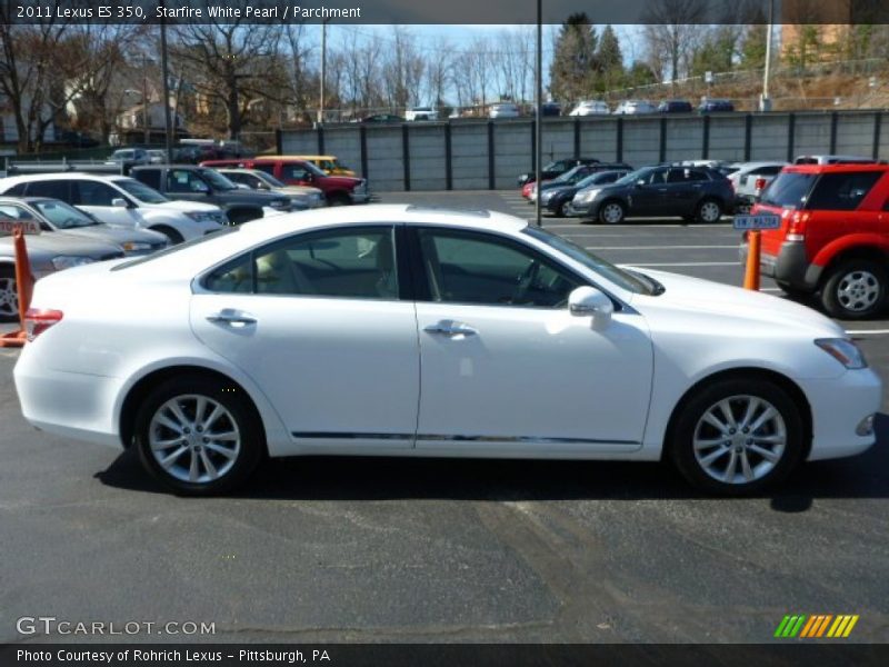 Starfire White Pearl / Parchment 2011 Lexus ES 350
