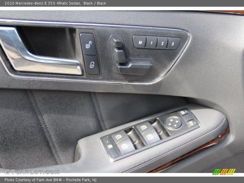 Black / Black 2010 Mercedes-Benz E 350 4Matic Sedan
