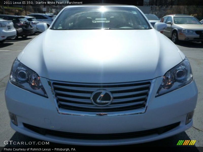Starfire White Pearl / Parchment 2011 Lexus ES 350