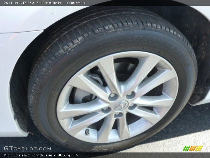 Starfire White Pearl / Parchment 2011 Lexus ES 350