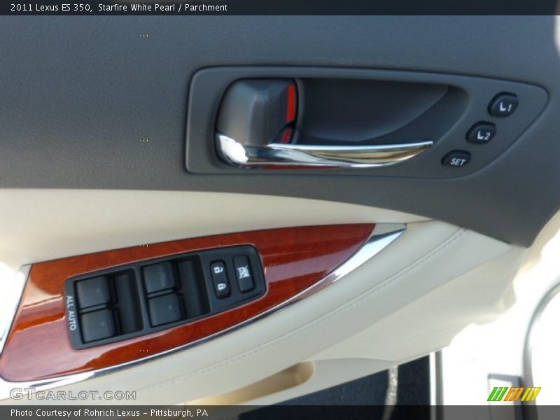 Starfire White Pearl / Parchment 2011 Lexus ES 350
