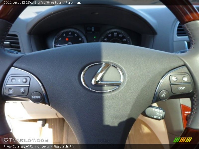Starfire White Pearl / Parchment 2011 Lexus ES 350