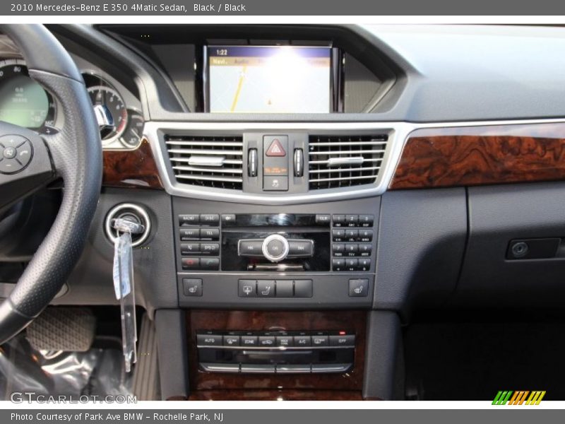 Black / Black 2010 Mercedes-Benz E 350 4Matic Sedan