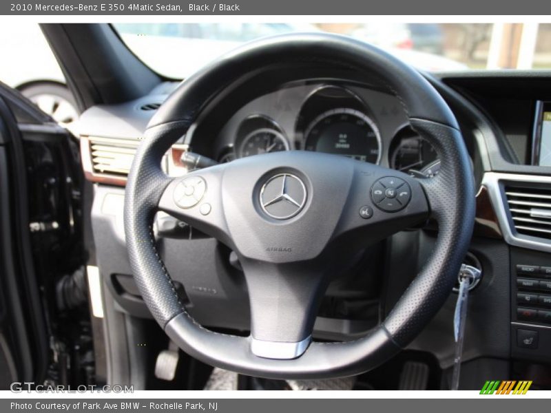 Black / Black 2010 Mercedes-Benz E 350 4Matic Sedan