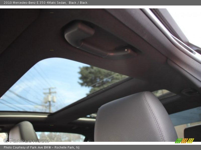 Black / Black 2010 Mercedes-Benz E 350 4Matic Sedan
