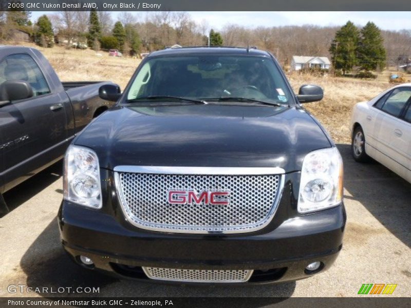 Onyx Black / Ebony 2008 GMC Yukon Denali AWD