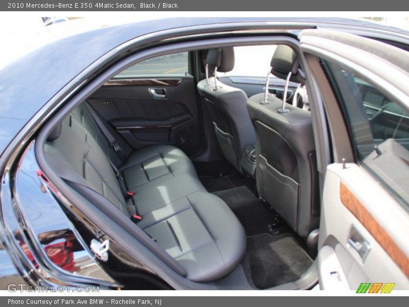 Black / Black 2010 Mercedes-Benz E 350 4Matic Sedan