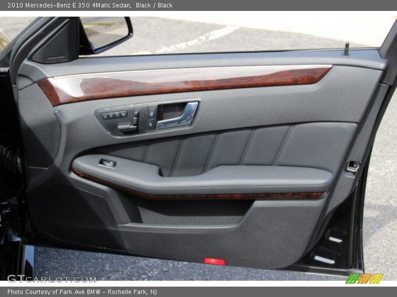 Black / Black 2010 Mercedes-Benz E 350 4Matic Sedan