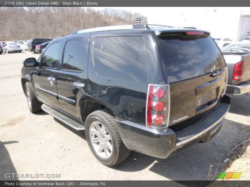 Onyx Black / Ebony 2008 GMC Yukon Denali AWD