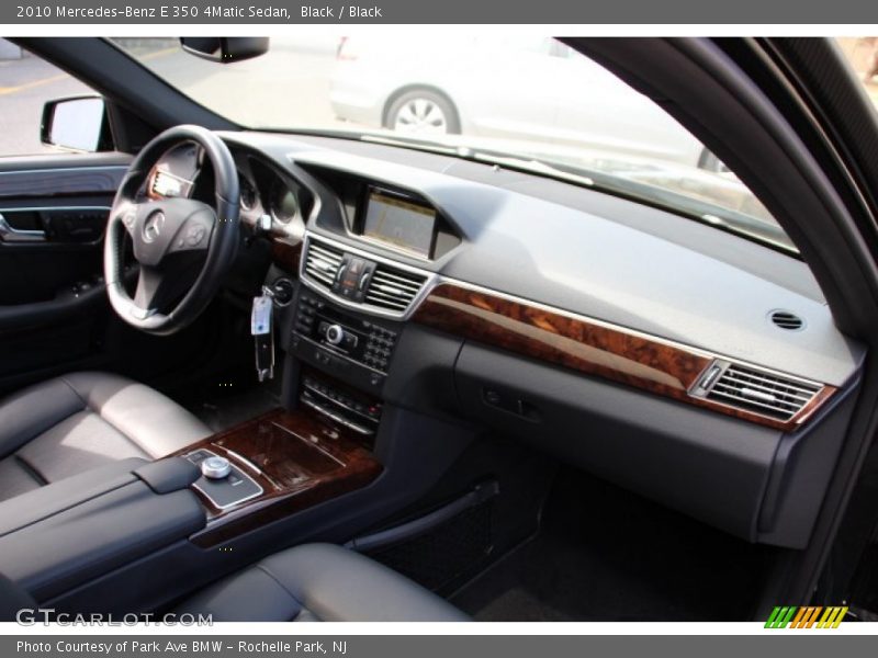 Black / Black 2010 Mercedes-Benz E 350 4Matic Sedan