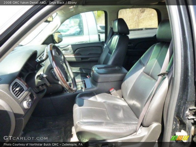 Onyx Black / Ebony 2008 GMC Yukon Denali AWD