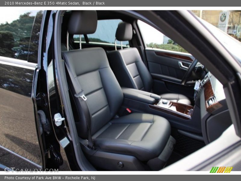 Black / Black 2010 Mercedes-Benz E 350 4Matic Sedan