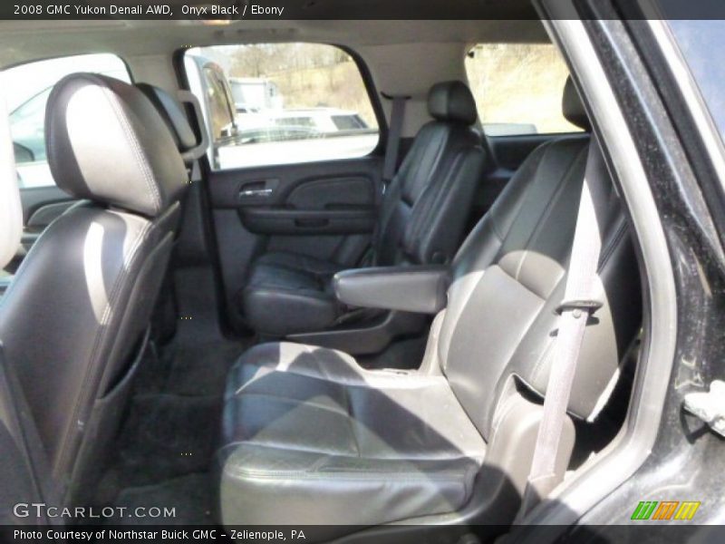 Onyx Black / Ebony 2008 GMC Yukon Denali AWD