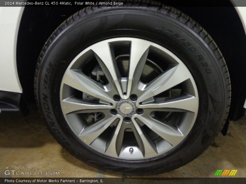 Polar White / Almond Beige 2014 Mercedes-Benz GL 450 4Matic