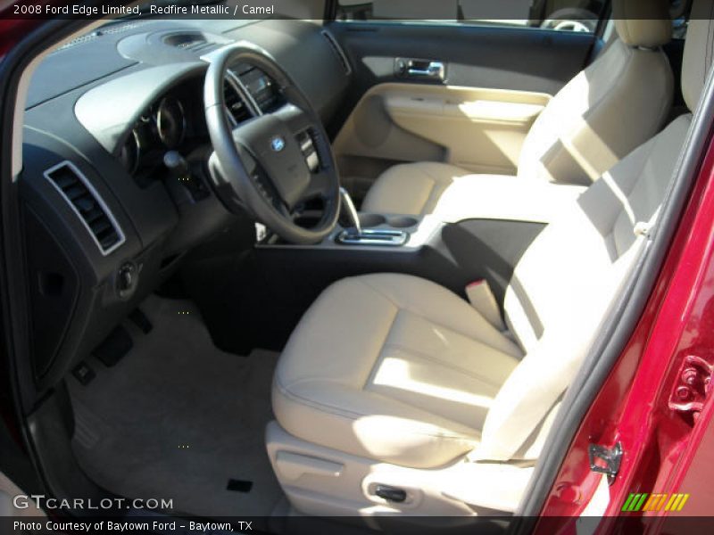 Redfire Metallic / Camel 2008 Ford Edge Limited