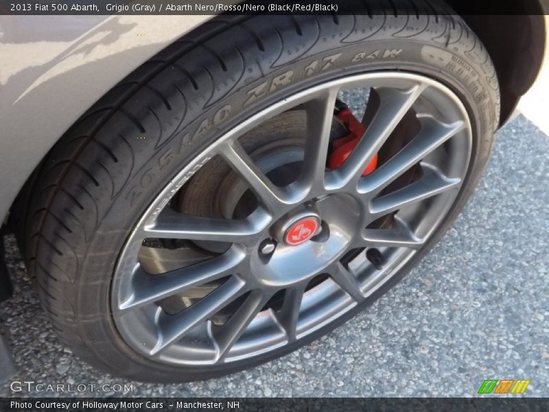 Grigio (Gray) / Abarth Nero/Rosso/Nero (Black/Red/Black) 2013 Fiat 500 Abarth