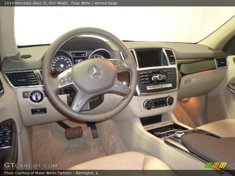 Polar White / Almond Beige 2014 Mercedes-Benz GL 450 4Matic