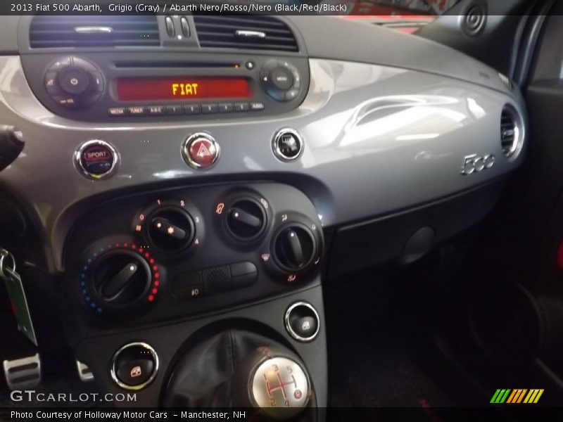 Grigio (Gray) / Abarth Nero/Rosso/Nero (Black/Red/Black) 2013 Fiat 500 Abarth