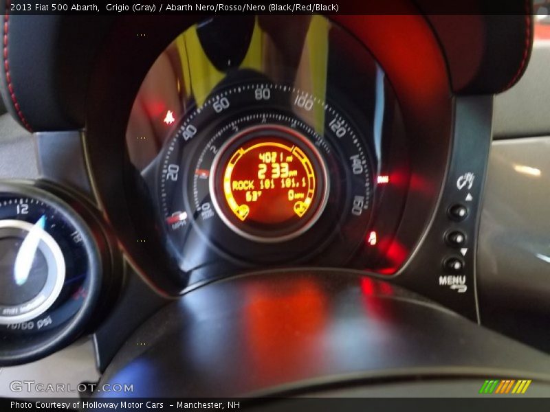 Grigio (Gray) / Abarth Nero/Rosso/Nero (Black/Red/Black) 2013 Fiat 500 Abarth