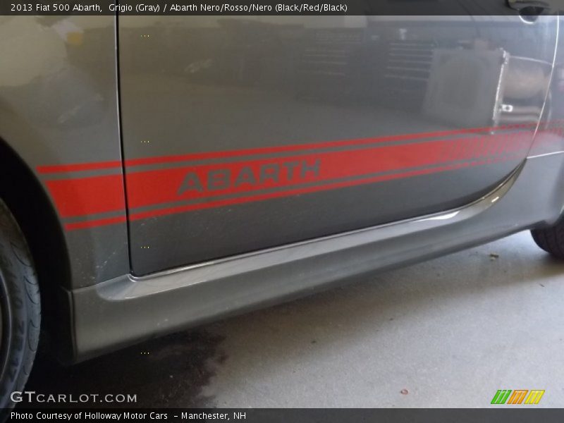 Grigio (Gray) / Abarth Nero/Rosso/Nero (Black/Red/Black) 2013 Fiat 500 Abarth