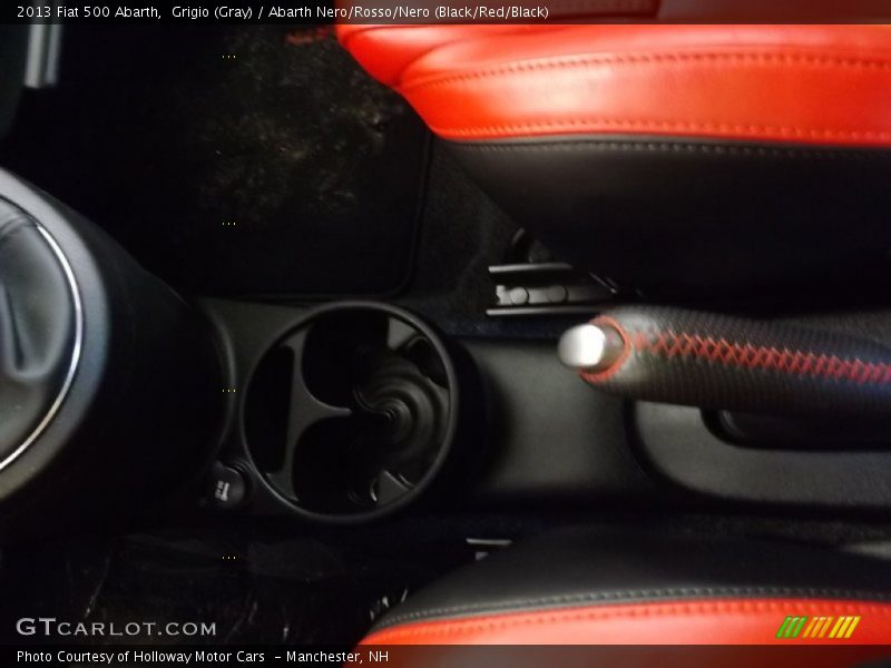 Grigio (Gray) / Abarth Nero/Rosso/Nero (Black/Red/Black) 2013 Fiat 500 Abarth