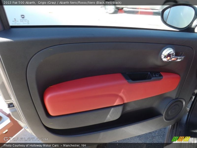 Grigio (Gray) / Abarth Nero/Rosso/Nero (Black/Red/Black) 2013 Fiat 500 Abarth