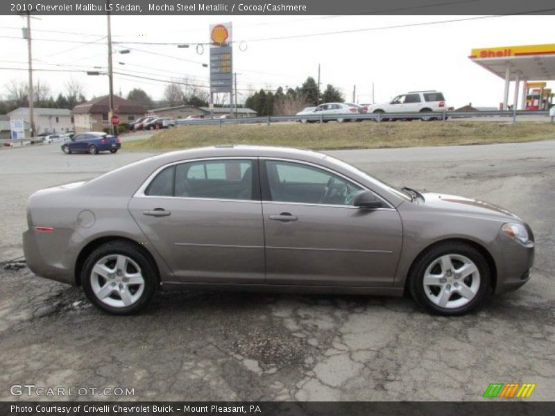 Mocha Steel Metallic / Cocoa/Cashmere 2010 Chevrolet Malibu LS Sedan
