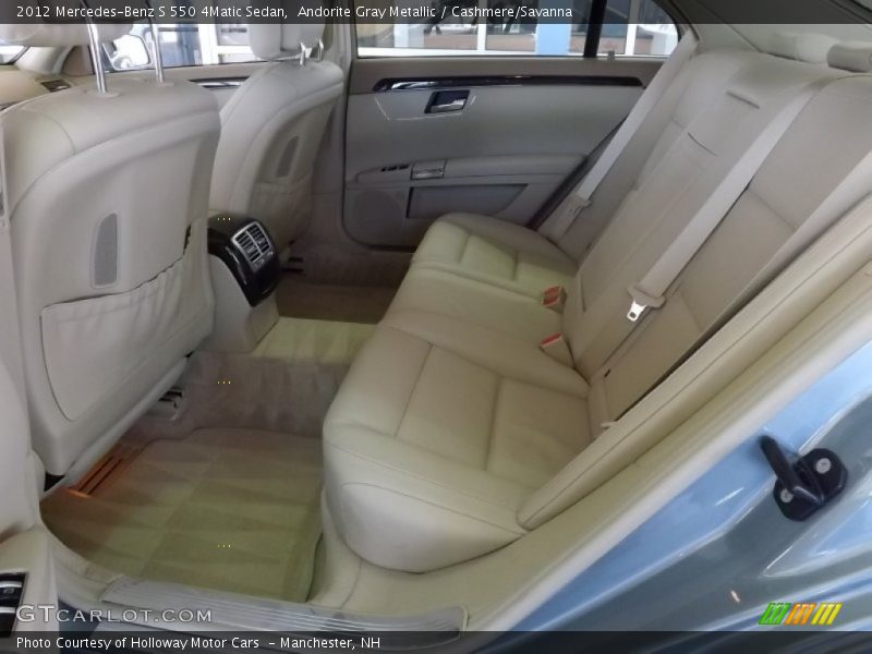 Andorite Gray Metallic / Cashmere/Savanna 2012 Mercedes-Benz S 550 4Matic Sedan