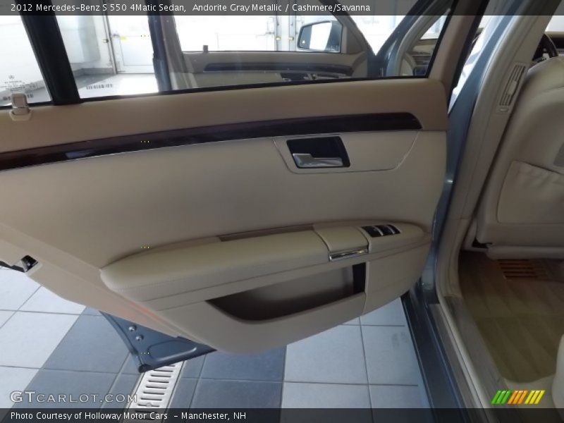 Andorite Gray Metallic / Cashmere/Savanna 2012 Mercedes-Benz S 550 4Matic Sedan