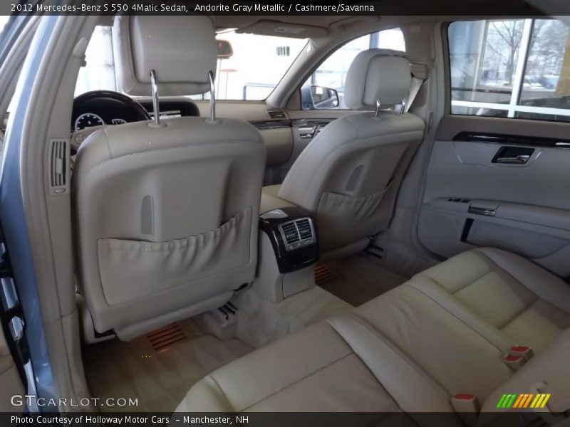 Andorite Gray Metallic / Cashmere/Savanna 2012 Mercedes-Benz S 550 4Matic Sedan