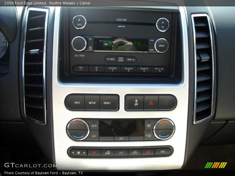 Redfire Metallic / Camel 2008 Ford Edge Limited