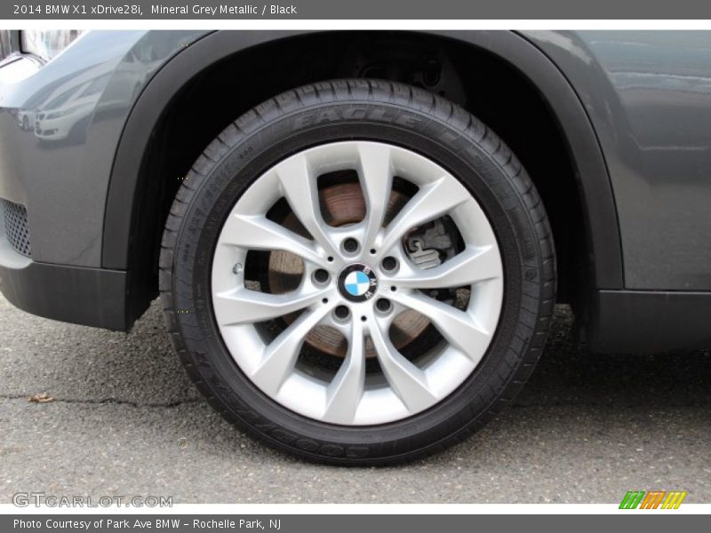 Mineral Grey Metallic / Black 2014 BMW X1 xDrive28i