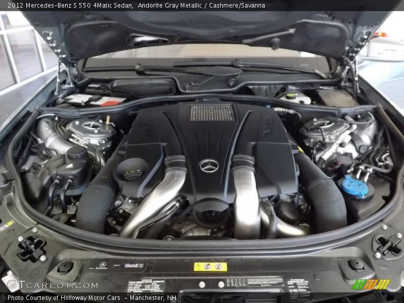 Andorite Gray Metallic / Cashmere/Savanna 2012 Mercedes-Benz S 550 4Matic Sedan